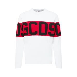 GCDS Tréning póló  fehér / fekete / piros