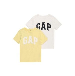 GAP Póló  fehér / világos sárga / fekete