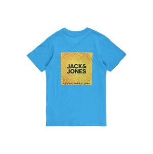 Jack & Jones Junior Póló 'You'  égkék / sárga / fekete