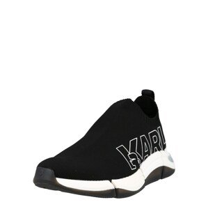 Karl Lagerfeld Belebújós cipők 'QUADRO'  fekete / fehér