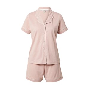 Esprit Bodywear Pizsama  fehér / fáradt rózsaszín