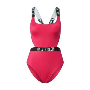 Calvin Klein Swimwear Fürdőruhák  sötét-rózsaszín / fekete / fehér