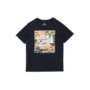 Jack & Jones Junior Póló 'PETE'  éjkék / szürke / piszkosfehér / sárgabarack / khaki