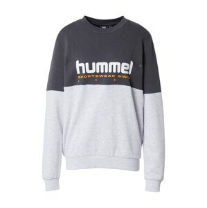 Hummel Tréning póló  világosszürke / fekete / narancs