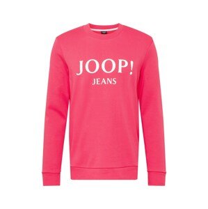 JOOP! Jeans Tréning póló 'Alfred'  sötét-rózsaszín / fehér