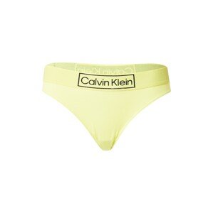 Calvin Klein Underwear String bugyik  citrom / fekete