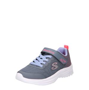 SKECHERS Sportcipő  kék / szürke / rózsaszín / ezüst