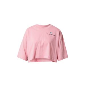 Chiara Ferragni T-Shirt  rózsaszín / fekete / fehér