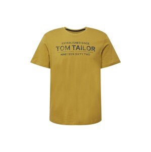 TOM TAILOR Póló  khaki / tengerészkék