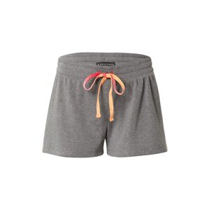 PJ Salvage Pizsama nadrágok  szürke melír / világos-rózsaszín / fehér / őszibarack / piros