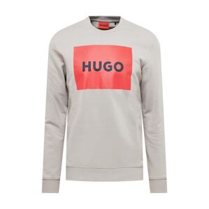 HUGO Tréning póló 'Duragol'  szürke / narancsvörös / fekete