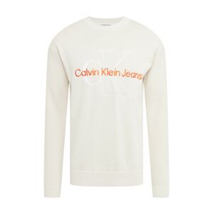 Calvin Klein Jeans Pulóver  narancs / fehér