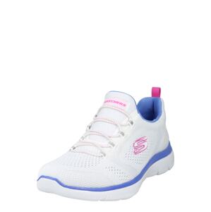 SKECHERS Rövid szárú edzőcipők  fehér / rózsaszín / kék