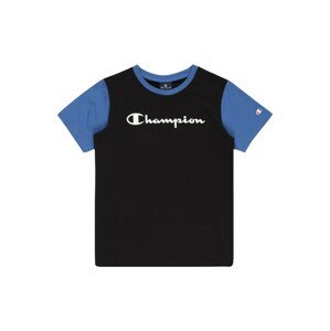 Champion Authentic Athletic Apparel Póló  fekete / kék / fehér