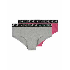 Calvin Klein Underwear Alsónadrág  szürke melír / rózsaszín / fehér