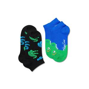 Happy Socks Zokni  fekete / fehér / zöld / kék