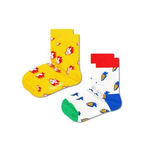 Happy Socks Zokni  kék / sárga / zöld / piros / fehér