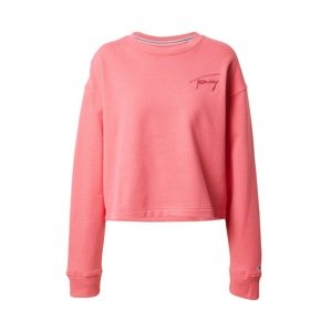 Tommy Jeans Tréning póló  világos-rózsaszín / piros