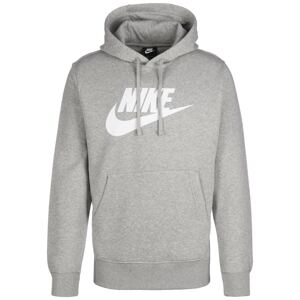 Nike Sportswear Tréning póló 'Club Fleece'  szürke / fehér