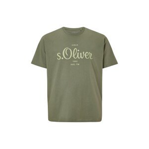 s.Oliver Red Label Big & Tall Póló  olíva / világoszöld