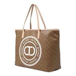Twinset Shopper táska  zerge / fehér / fekete / testszínű