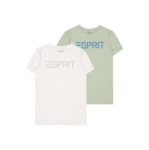 ESPRIT Póló  kék / pasztellzöld / fehér