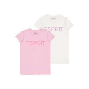 ESPRIT Póló  lila / rózsaszín / fehér
