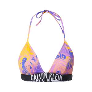 Calvin Klein Swimwear Bikini felső  lila / fekete / sárga / őszibarack / ibolyakék