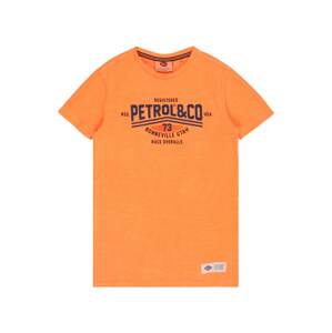 Petrol Industries Póló  narancs / tengerészkék