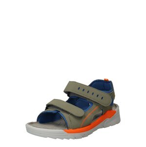 RICOSTA Nyitott cipők 'TAJO'  világoszöld / narancs / kék