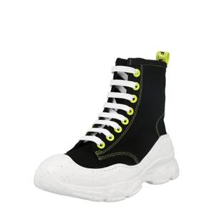 F_WD Magas szárú sportcipők 'EVE'  neonsárga / fekete / fehér
