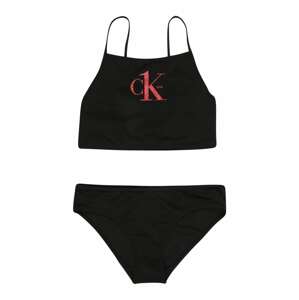 Calvin Klein Swimwear Bikini  világospiros / fekete