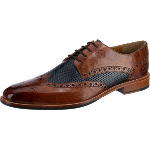 MELVIN & HAMILTON Fűzős cipő 'Martin'  tengerészkék / barna