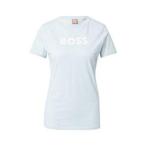BOSS Orange Póló 'Elogo'  világoskék / fehér