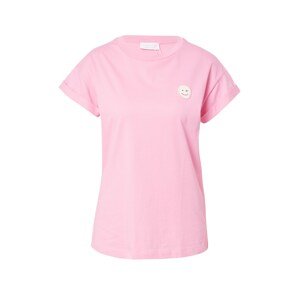 Rich & Royal Póló 'Boyfriend Coloured Sparkle Organic Shirt'  rózsaszín