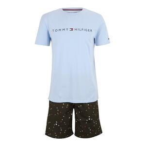Tommy Hilfiger Underwear Rövid pizsama  tengerészkék / világoskék / piros / fehér