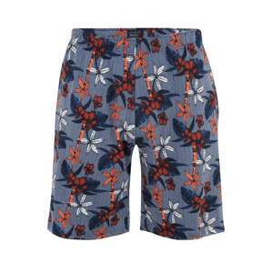 SCHIESSER Pizsama nadrágok  tengerészkék / narancs / piros / fehér