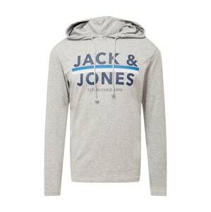JACK & JONES Tréning póló 'Ron'  tengerészkék / égkék / világosszürke / fehér