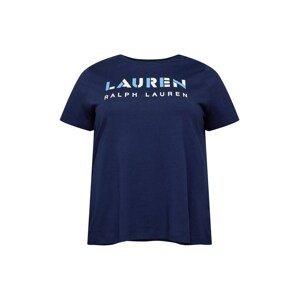 Lauren Ralph Lauren Plus Póló 'KATLIN'  tengerészkék / fehér / világoskék