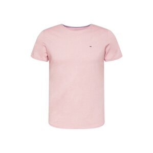 Tommy Jeans Póló  rózsaszín / tengerészkék / fehér / piros