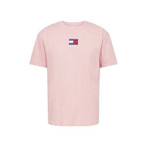 Tommy Jeans Póló  tengerészkék / rózsaszín / fehér / piros