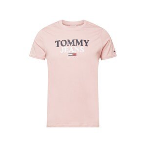 Tommy Jeans Póló  rózsaszín / sötétkék / fehér / piros