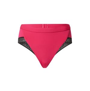 Calvin Klein Swimwear Plus Bikini nadrágok 'BRAZILIAN'  rózsaszín / fekete / fehér