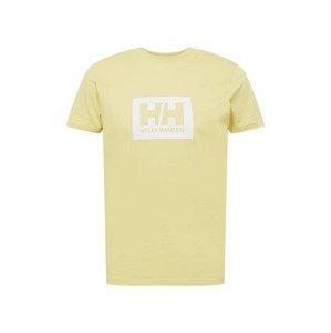 HELLY HANSEN Póló  világos sárga / fehér