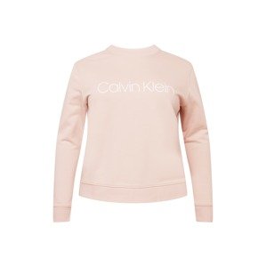 Calvin Klein Curve Tréning póló  rózsaszín / fehér