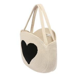 Fabienne Chapot Shopper táska 'Bonnie'  természetes fehér / fekete