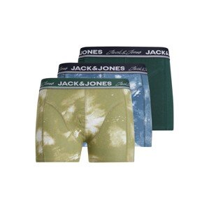 JACK & JONES Boxeralsók 'Solar'  füstkék / sötétkék / olíva / fehér