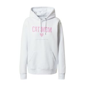EINSTEIN & NEWTON Tréning póló 'Cat Mom'  rózsaszín / fehér