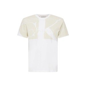 Calvin Klein Jeans Póló  fehér / pasztellzöld
