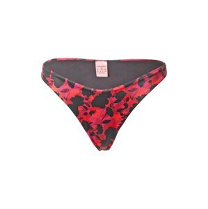 Hunkemöller Bikini nadrágok 'Fiesta'  világospiros / fekete / vörösáfonya